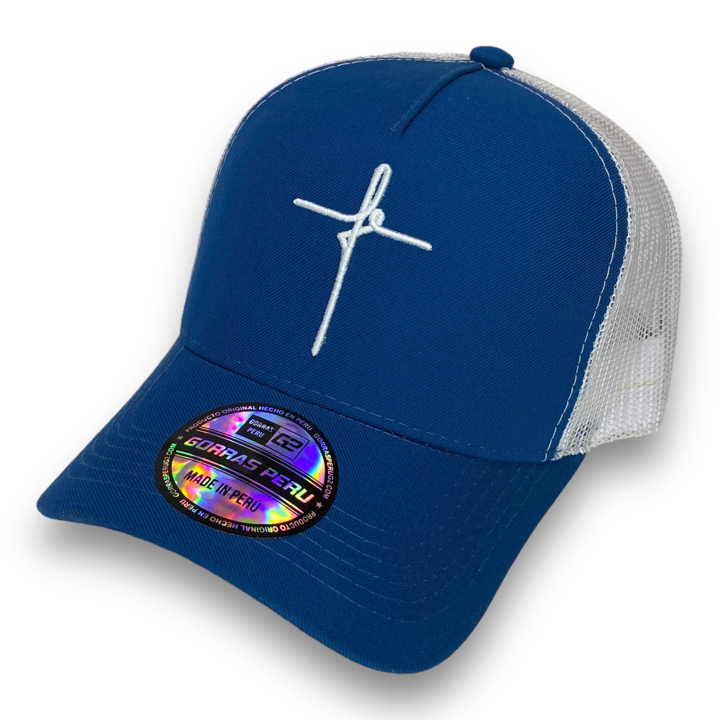 DM Gorra Fe Azul Acero - Gorras Perú