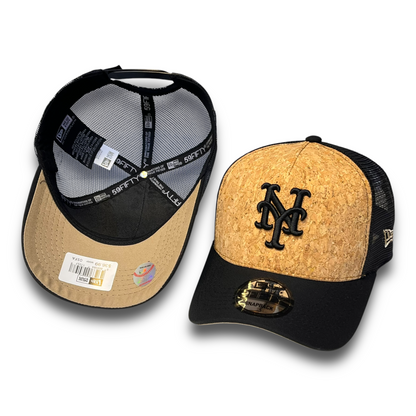 1 Gorra Malla NY en tela corcho