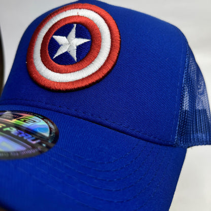 DM Capitan America Azul - Gorras Perú