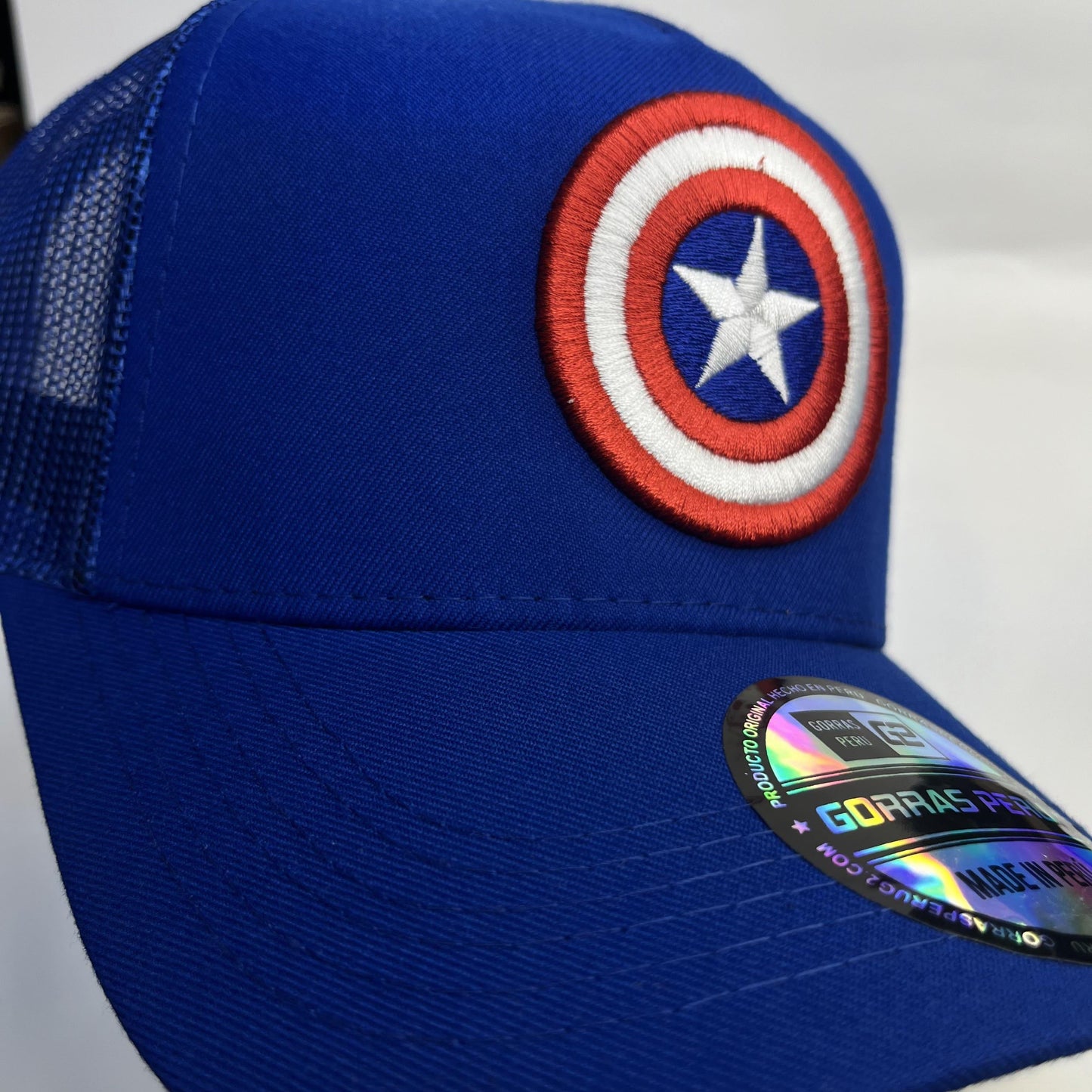 DM Capitan America Azul - Gorras Perú