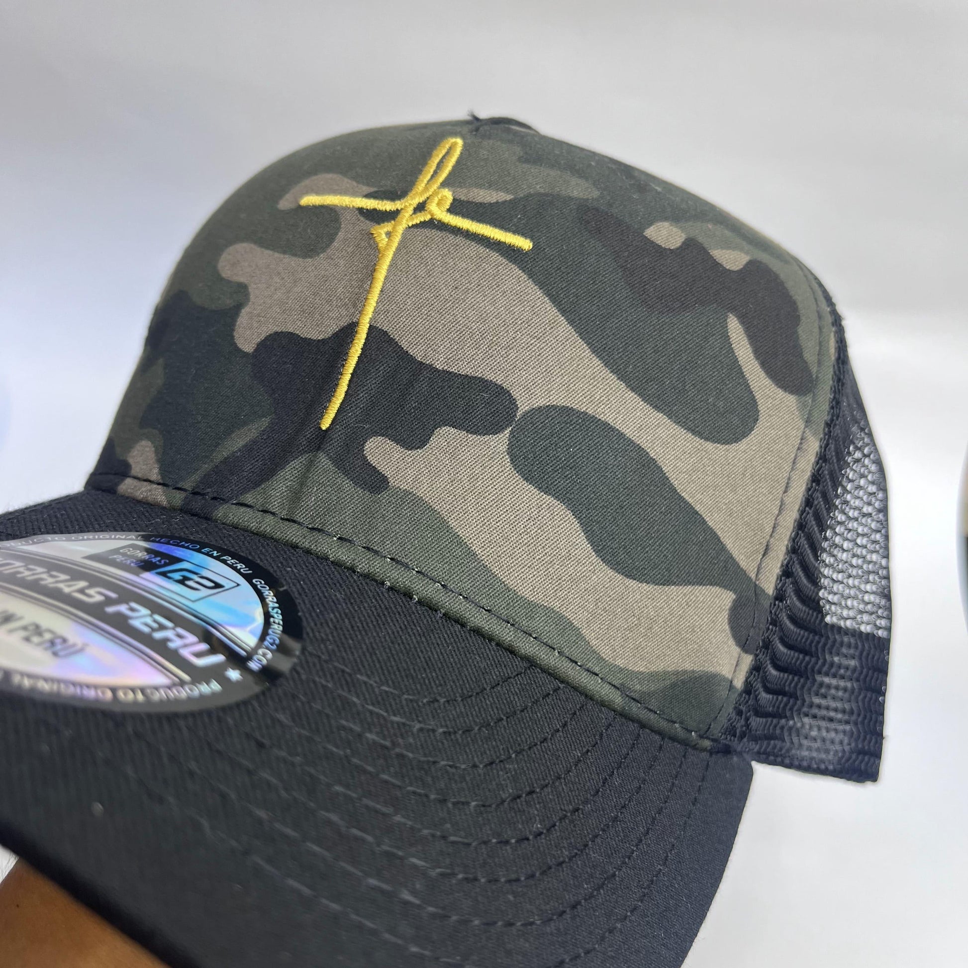 DM Gorra Fe Camuflado - Gorras Perú