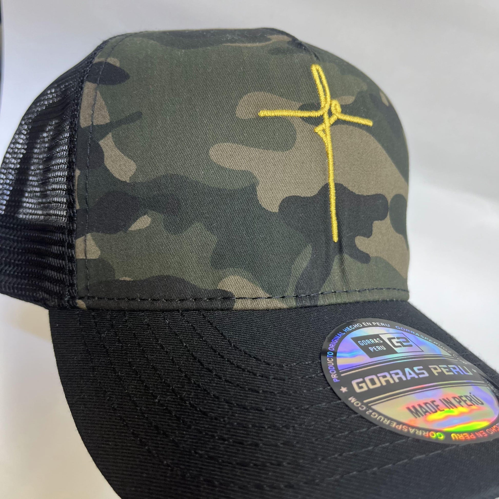 DM Gorra Fe Camuflado - Gorras Perú