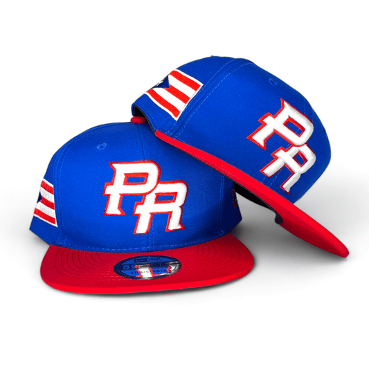 Royal Blue Puerto Rico Red Visor Gray Bottom