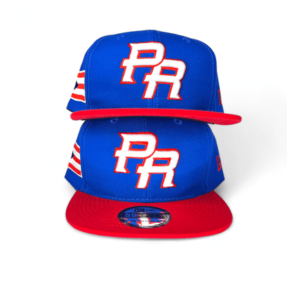 Royal Blue Puerto Rico Red Visor Gray Bottom