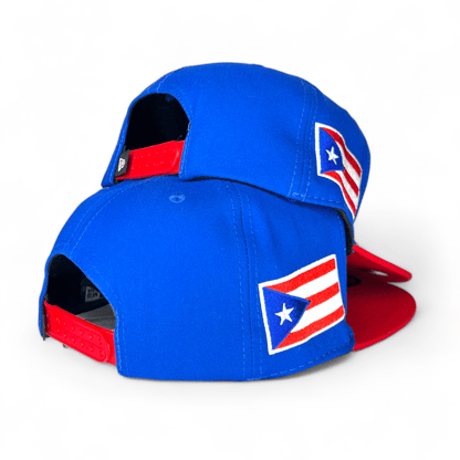 Royal Blue Puerto Rico Red Visor Gray Bottom