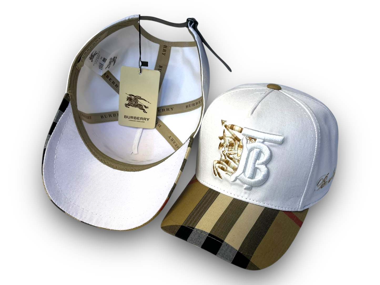 Gorra Burberry Blanco 2