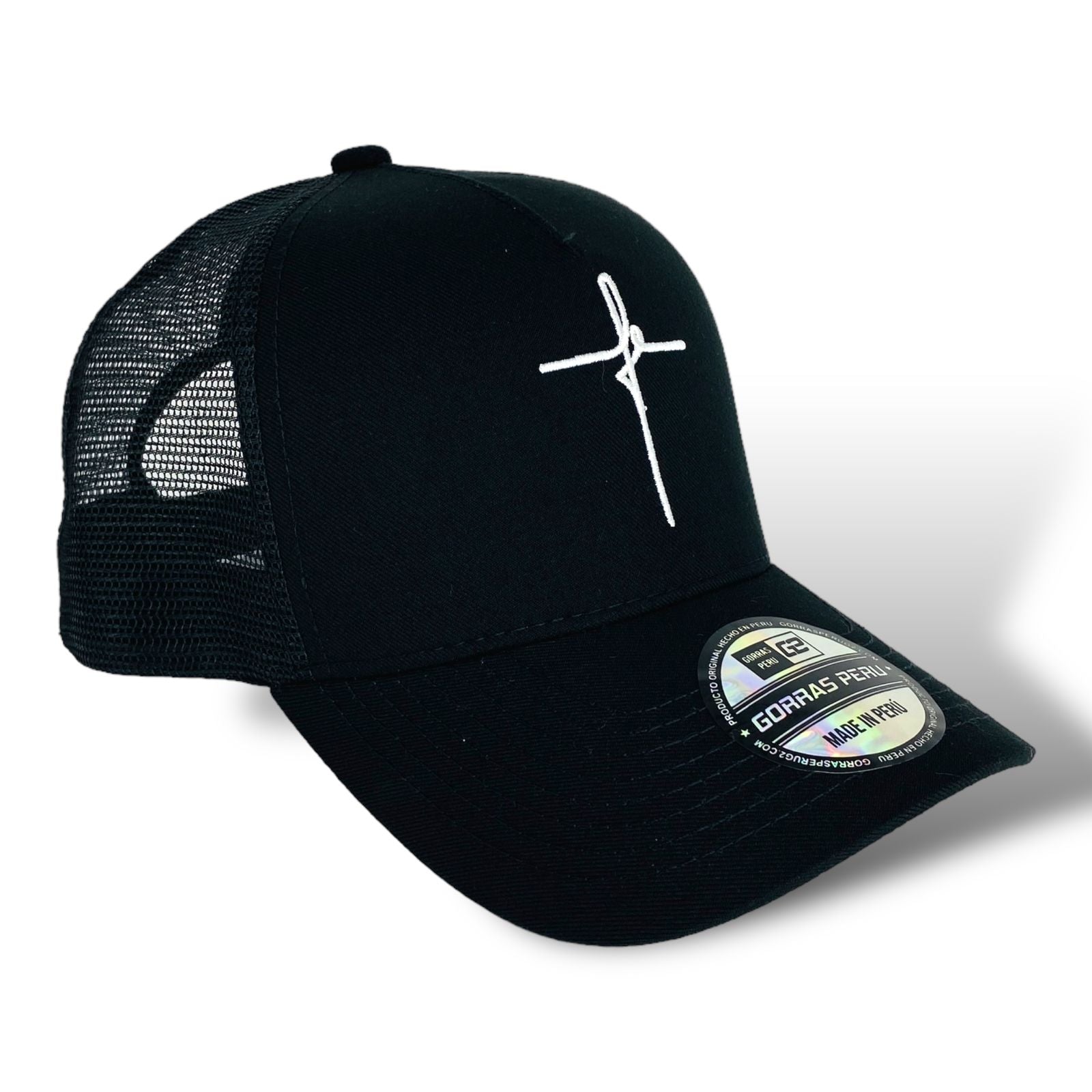 DM Gorra Fe Negro - Gorras Perú