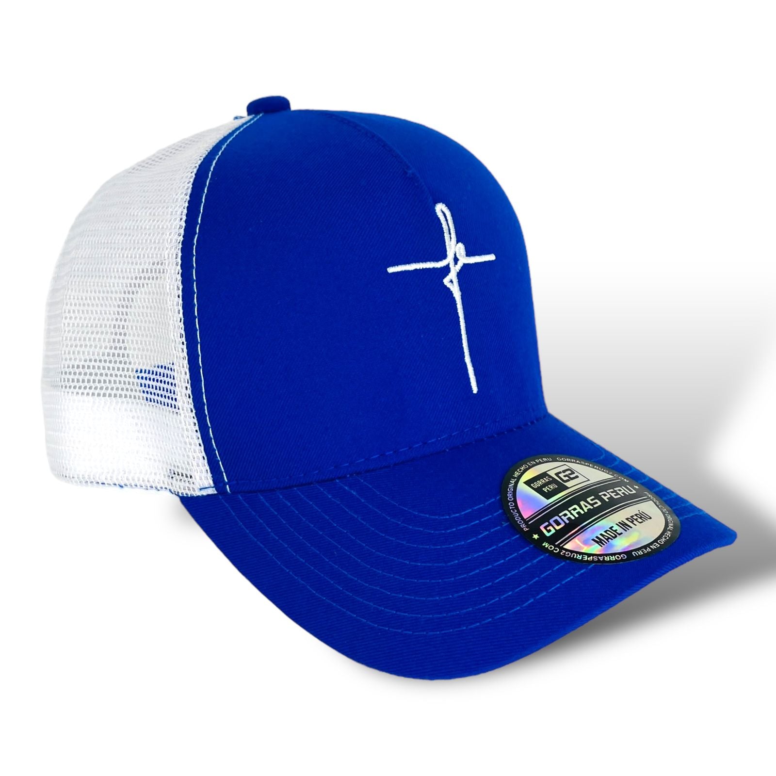 DM Gorra Fe Azul - Gorras Perú