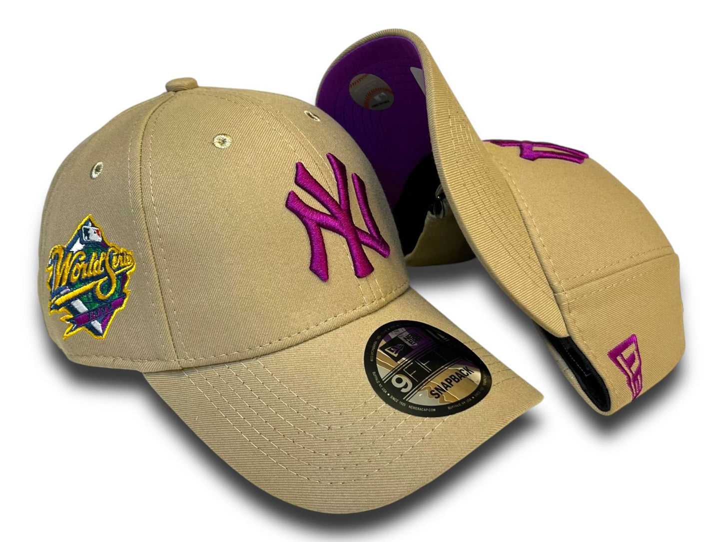 3 Gorra New York bige