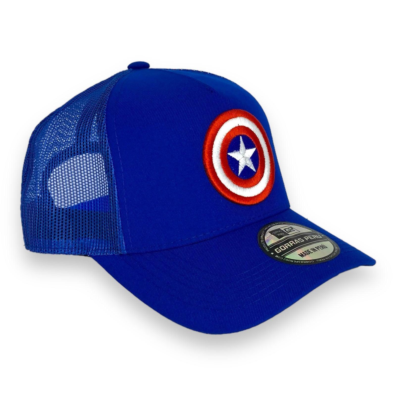 DM Capitan America Azul - Gorras Perú