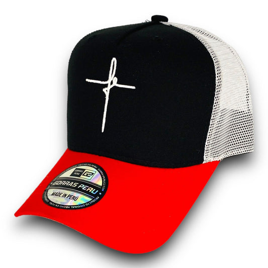 DM Gorra Fe Vicera Roja - Gorras Perú