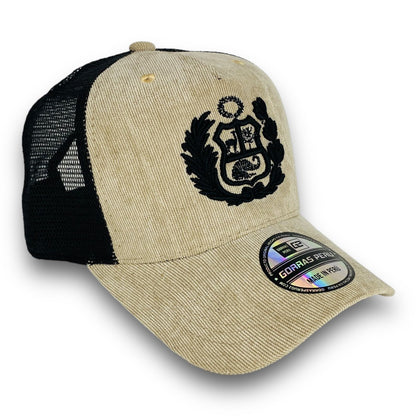 DM Gorra escudo Negro - Gorras Perú