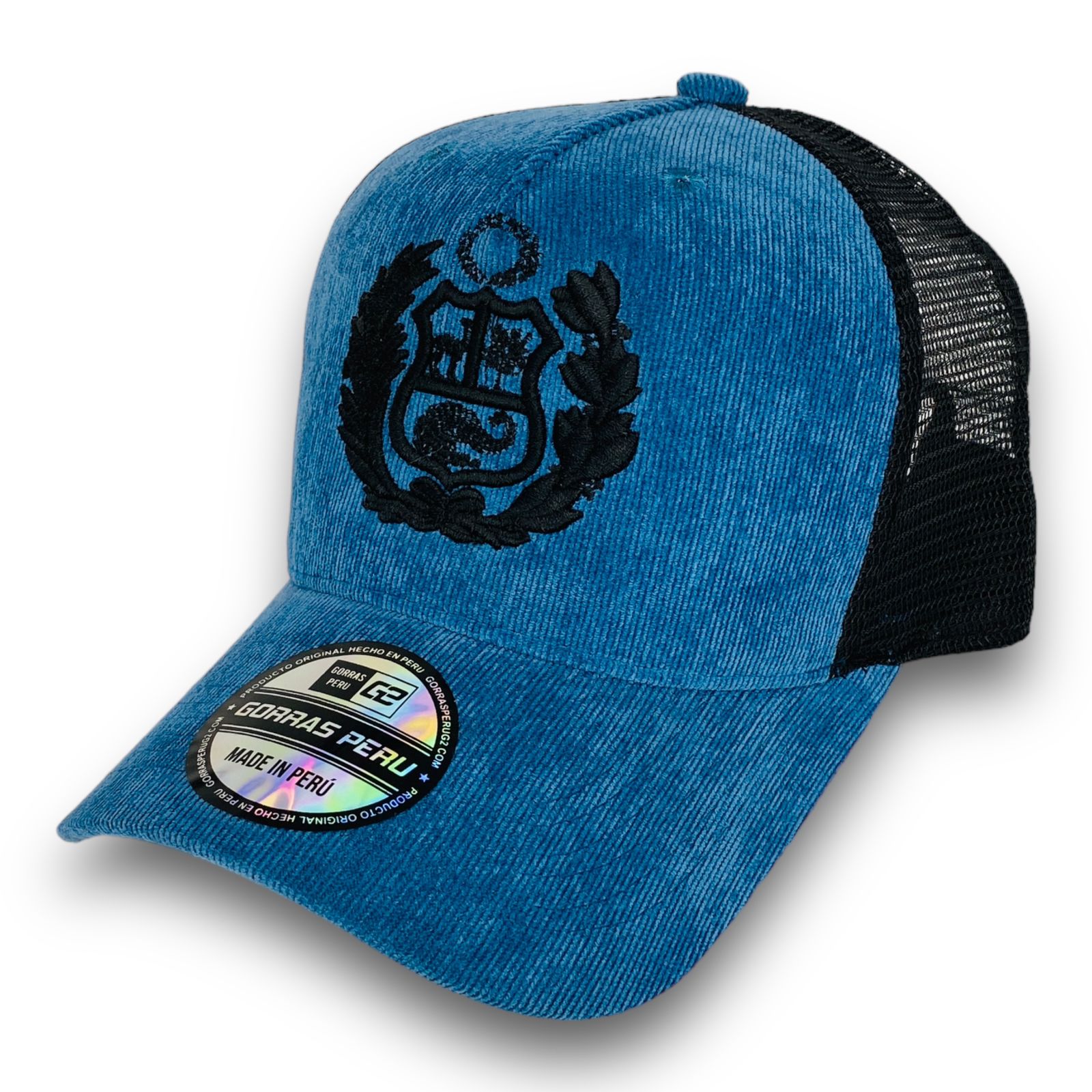 DM Gorra Escudo Azul - Gorras Perú