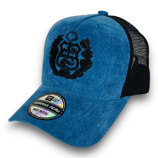 DM Gorra Escudo Azul - Gorras Perú